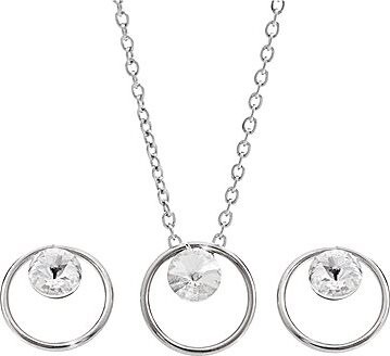 JSB Bijoux Súprava Kruh rivoli s krištáľovými kameňmi Swarovski ® 61001423cr