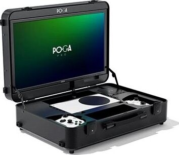 POGA Pro – cestovný kufor s LCD monitorom na herné konzoly – čierny