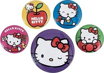 Hello Kitty: Poses – odznaky sada 5 ks