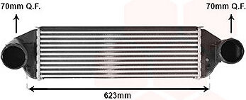 VAN WEZEL chladič, chladenie motora 06014719