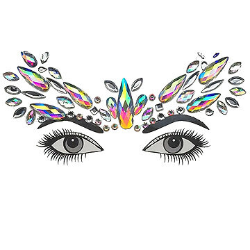 FunCo samolepiaca maska na oči Kamienky krištáľ