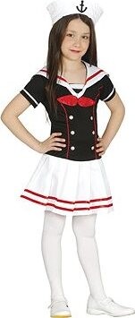 GUIRCA Námorníčka detský kostým dievčenský 5 – 6 rokov