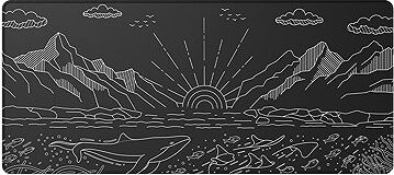 Dark Project Gaming Mousepad, Terra Nostra Black, XL