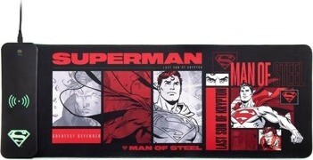Superman – podložka pod myš a klávesnicu s nabíjačkou