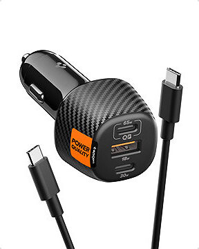Spigen Essential 113 W Car Charger EV1133 Black