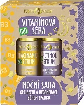 PURITY VISION Bio Vitamínové séra–- nočná súprava 60 ml