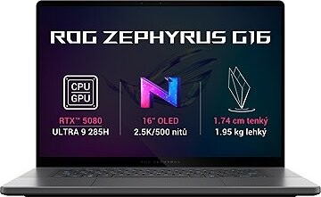ASUS ROG Zephyrus G16 GU605CW-QR204 Eclipse Gray celokovový