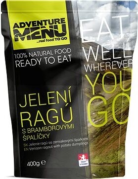 Adventure Menu – Jelenie ragú so zemiakovými haluškami