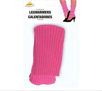 GUIRCA Retro návleky na členky neónovo ružové