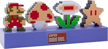 Super Mario: Bros icons – Dekoratívna lampa