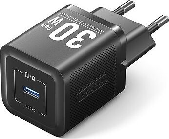 Vention 1-Port USB-C GaN Charger (30 W) EU-Plug Black