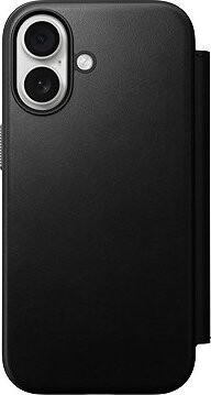 Nomad Modern Leather Folio Black iPhone 17