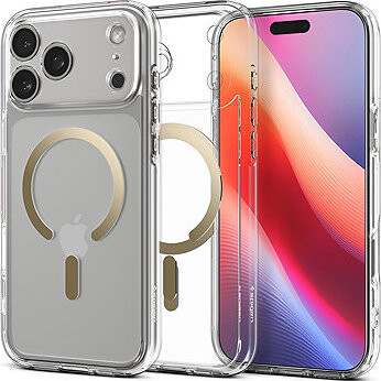 Spigen Ultra Hybrid MagSafe Clear Gold iPhone 17 Pro Max