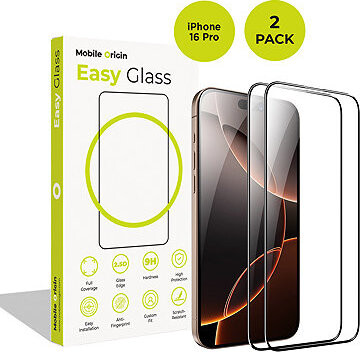 Mobile Origin EasyGlass iPhone 16 Pro 2 pack