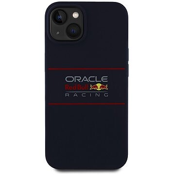 Red Bull Silicone Horizontal Logo MagSafe Zadný Kryt pre iPhone 13 Navy