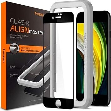 Spigen AlignMaster FC Black iPhone SE 2022/SE 2020/8/7