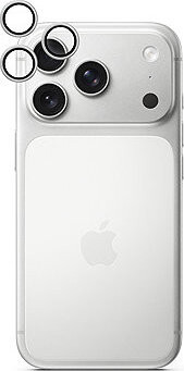 Epico hliníkové ochranné sklo na šošovky fotoaparátu pre iPhone 17 Pr/17 Pro Max – strieborné