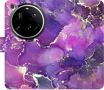 iSaprio Flip puzdro Purple Marble pre Xiaomi 15 Ultra