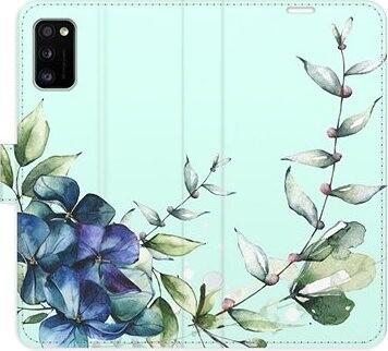 iSaprio flip puzdro Blue Flowers pre Samsung Galaxy A41