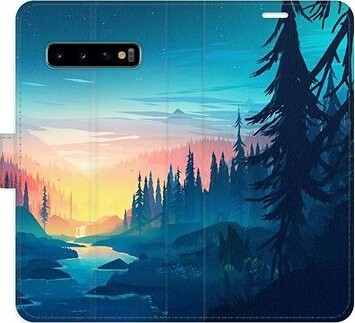 iSaprio flip puzdro Magical Landscape na Samsung Galaxy S10