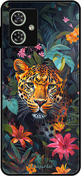 iSaprio Lesklý kryt Flower Jaguar Motorola Moto G54 5G/G54 5G Power Edition