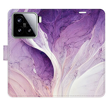 iSaprio Flip puzdro Purple Paint pre Xiaomi 15