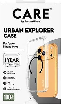 PanzerGlass CARE kryt Apple iPhone 17 Pro Urban číry/čierny MagSafe