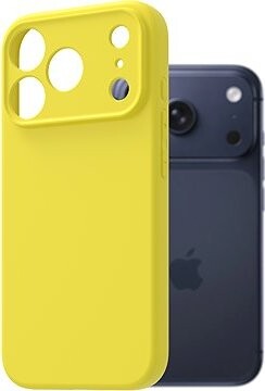 AlzaGuard Matte TPU Case pre iPhone 17 Pro žltý