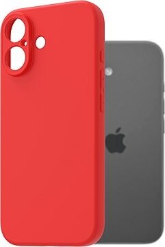 AlzaGuard Matte TPU Case pre iPhone 17 červený