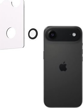 Alzaguard Elite Lens Protector pre iPhone Air čierne s aplikátorom