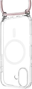 FIXED MagPure Neck s ružovou šnúrkou na krk pre Apple iPhone 17