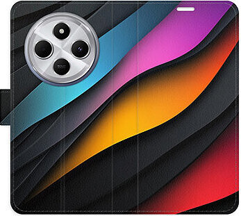 iSaprio Flip puzdro Color Waves pre Xiaomi Redmi 14C/Poco C75