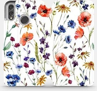 Mobiwear Flip puzdro na mobil Honor 8X – MP04S Lúčne kvety