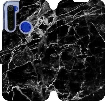 Flipové puzdro na mobil Xiaomi Redmi Note 8T – V056P Čierny mramor