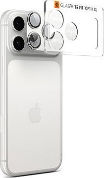 Spigen Glass TR EZ Fit Optik Pro XL 1 Pack Silver iPhone 17 Pro Max