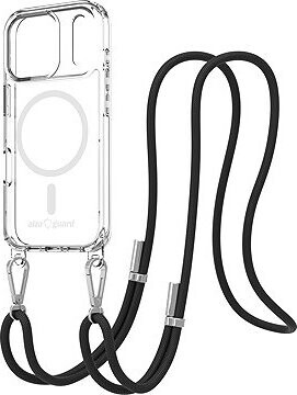 AlzaGuard Luxe Detach Lanyard Case Compatible with MagSafe pre iPhone 17 Pro čierny