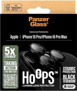 PanzerGlass HoOps Ceramic Apple iPhone 16 Pro/15 Pro/16 Pro Max/15 Pro Max čierny titán