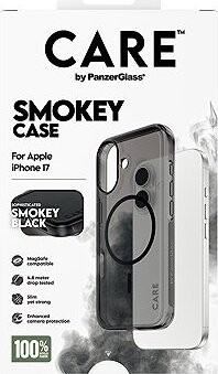 PanzerGlass CARE kryt Apple iPhone 17 Smokey dymový/čierny MagSafe