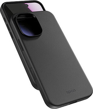 Epico Mag+ kožený kryt iPhone 17 – čierny