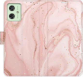 iSaprio Flip puzdro RoseGold Marble pre Motorola Moto G54 5G/G54 5G Power Edition