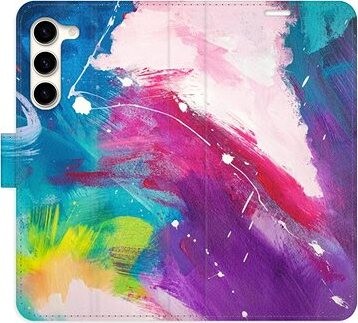 iSaprio flip puzdro Abstract Paint 05 pre Samsung Galaxy S23+ 5G