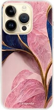 iSaprio Pink Blue Leaves pre iPhone 14 Pro