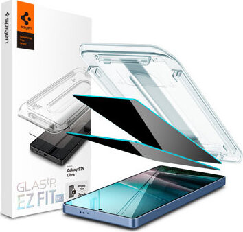 Spigen Glass tR EZ Fit HD (Privacy) 2 Pack Samsung Galaxy S25 Ultra