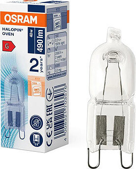OSRAM 20X1, G9, 40W, 66740 OVEN, 300 °C, číra