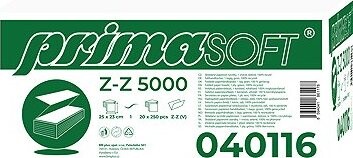 PRIMASOFT utierka ZZ zelená, 5000 ks (20× 250 ks)