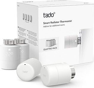 Tado Smart, termostatická hlavica Quattro, doplnok, súprava, 4 ks