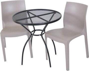 ROJAPLAST Set záhradného nábytku ZWMT-06 záhradný stôl 1 + 2 záhradné stoličky EMMA