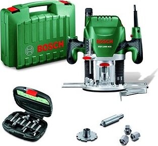 BOSCH Frézka elektrická POF 1400 ACE + 6-dielna sada frézovacích bitov 0.603.26C.801