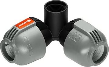GARDENA Pripojenie zadažďovača – rohový, L-kus 25 mm × vnútorný závit 3/4
