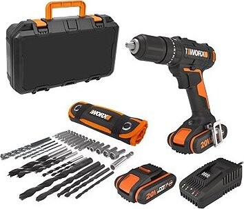 WORX Vŕtací skrutkovač AKU WX370 (2× 2 Ah)